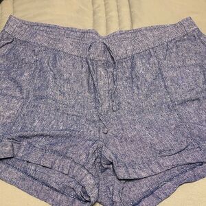 Old Navy Heathered Blue Women's Cargo Shorts